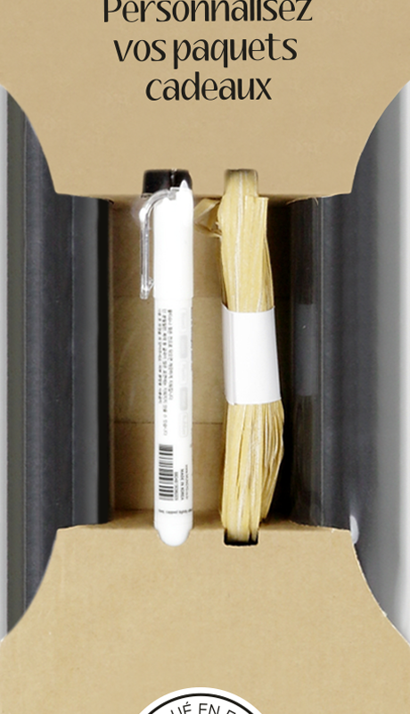 Creative packaging kit – 2 rolls + slate accessories