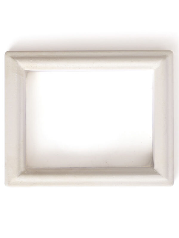 Plaster rectangle frame
