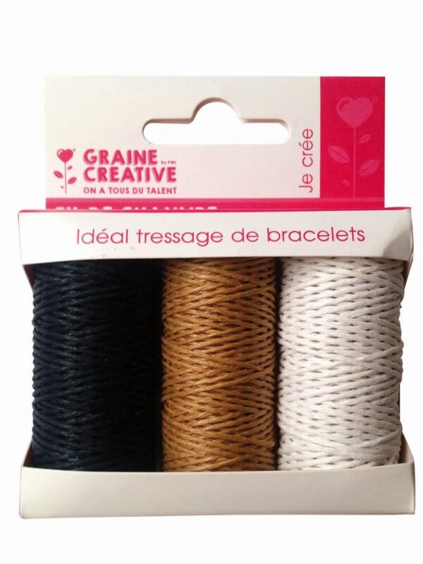 3 hemp spools Natural 3x20m