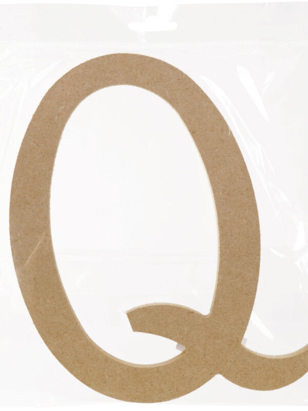 MDF letter 220 mm x 12 mm - Q