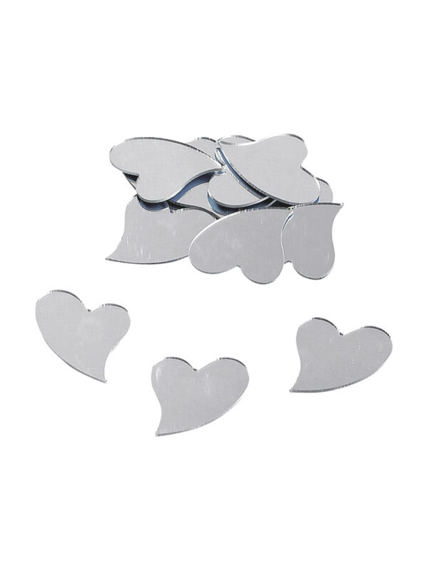 Scatter mirrors 3 cm – Hearts (12 pcs)