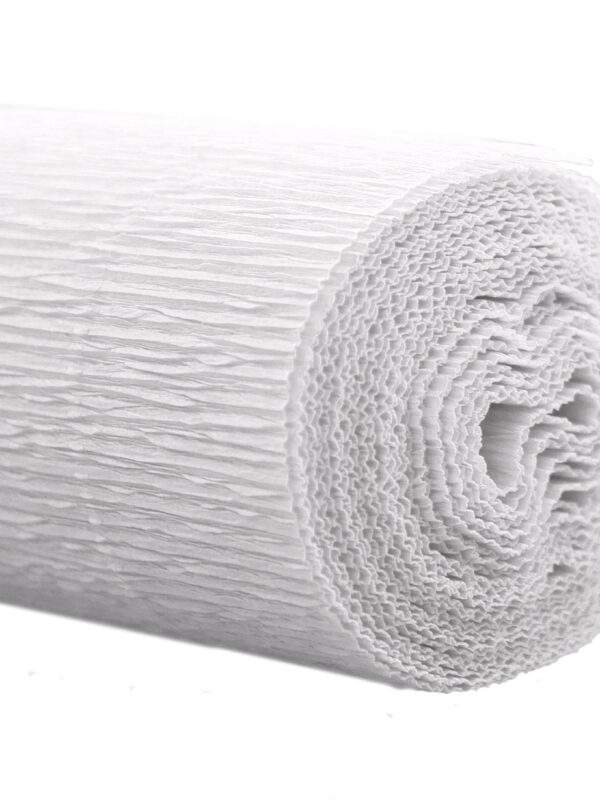 Florist crepe 50 cm x 250 cm – White