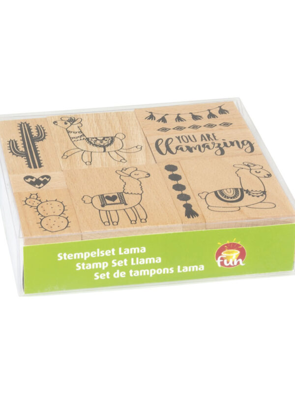 Stamp set Llama (10 pcs)