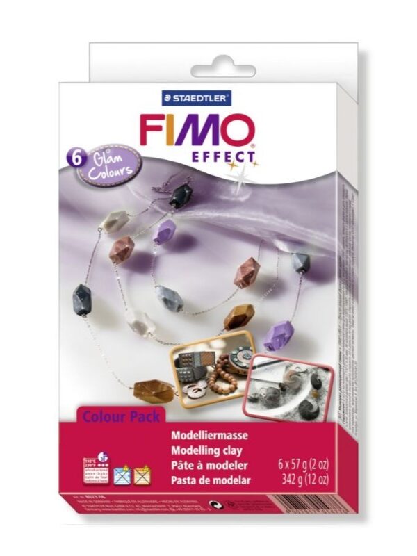 Fimo Soft Set 6 x 57g Glam Colours