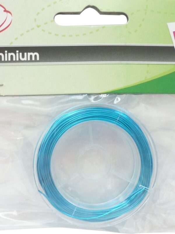 Aluminium wire 10 m x 0.6 blue