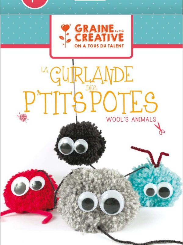 Pompon garland kit “P’tits potes”