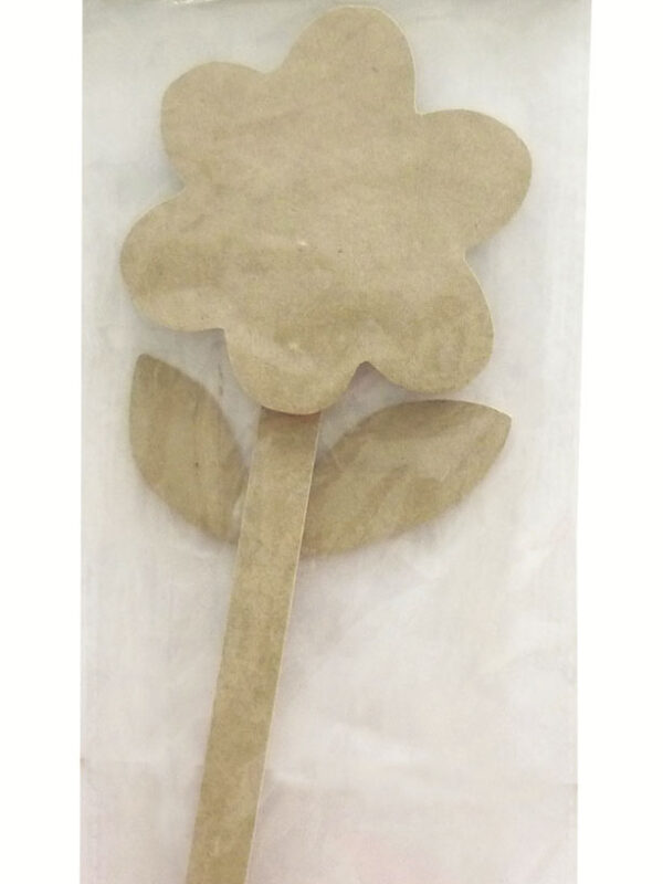 Flower on stem MDF 260 mm x 100 mm x 12 mm