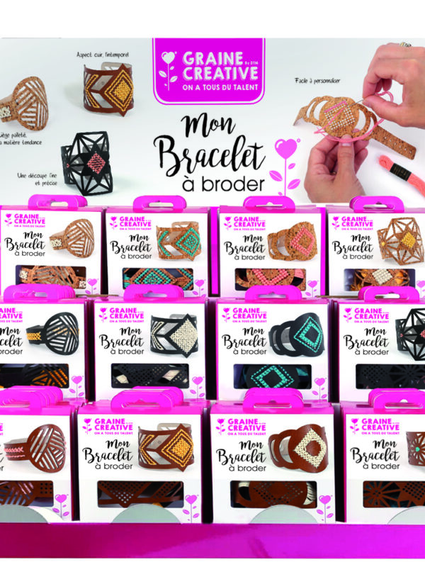 Display – Bracelets to embroider (72 pcs)