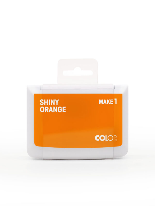 Ink pad MAKE 1 sleeve 50mm x 90mm - Shiny orange