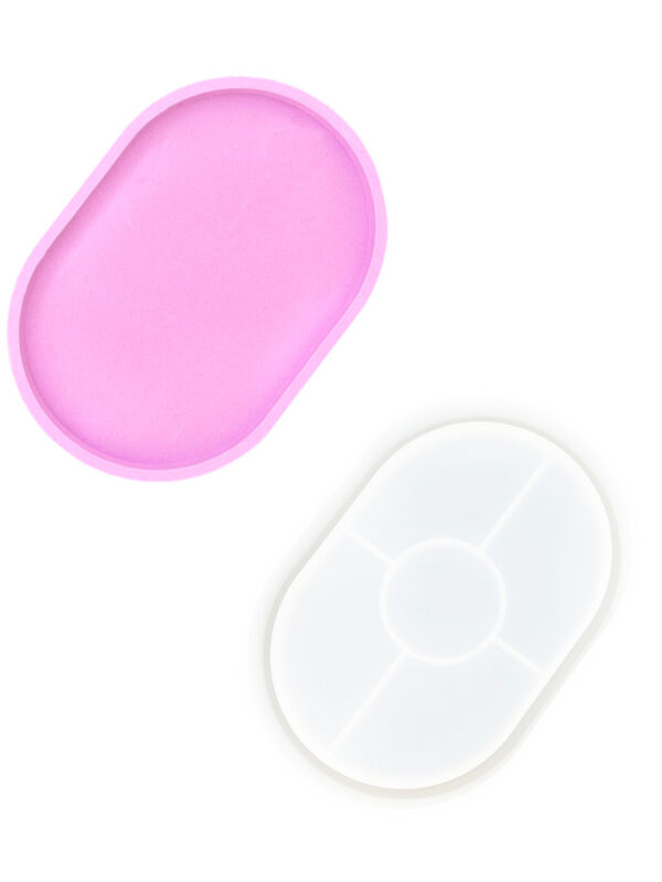 Silicone mould small oval tray