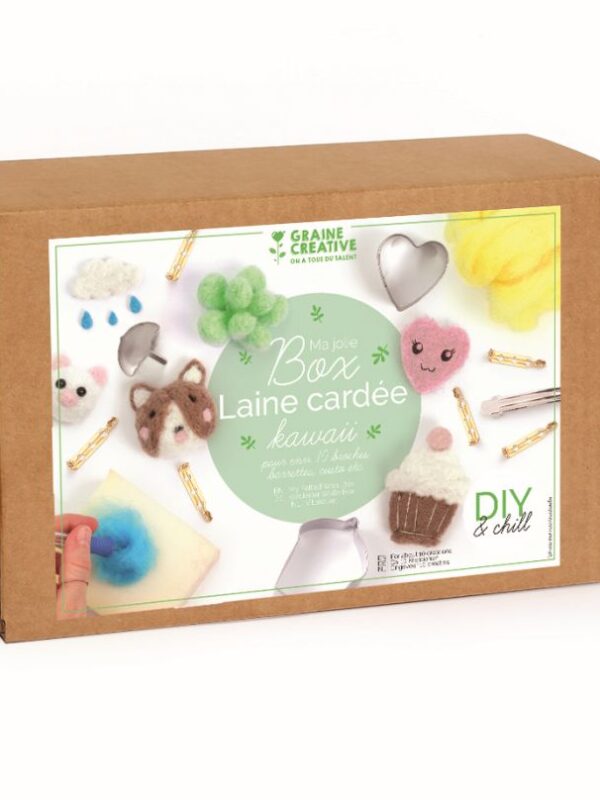 Carded wool kit – Kawaii