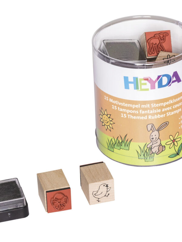 Stamp set Spring (15 pcs)