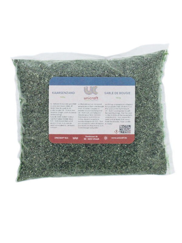 Candle sand 340 g green