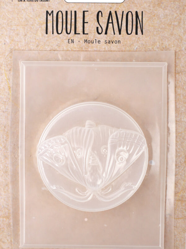 Mini soap mould 60mm x 20mm – Night moth