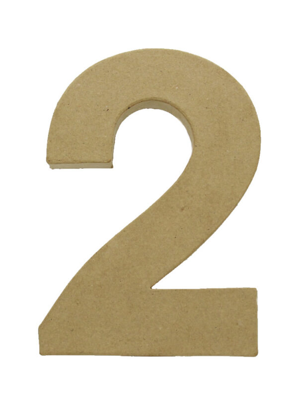 Paper Shape number 20 x 13.75 x 2.5 cm 2
