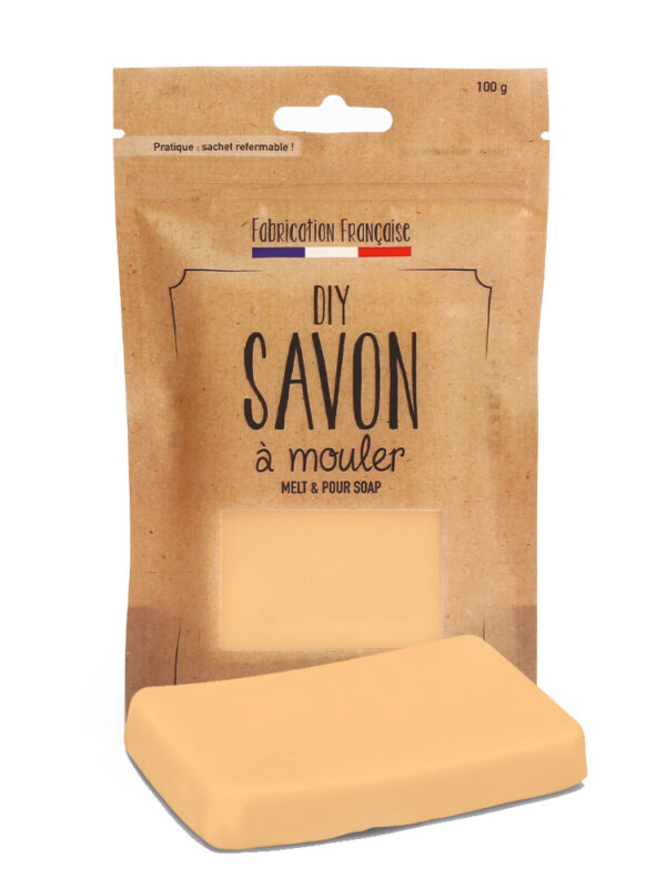 Pouring soap 100g – Peach opaque