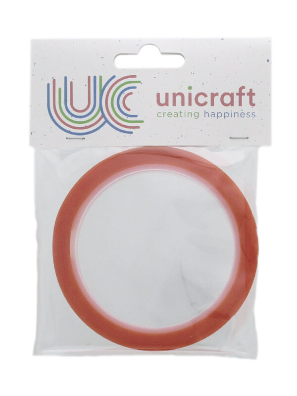 Unicraft Extra Sticky tape 10m x 9mm – Red