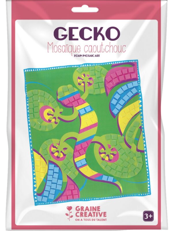 Rubber mosaic kit – Gecko