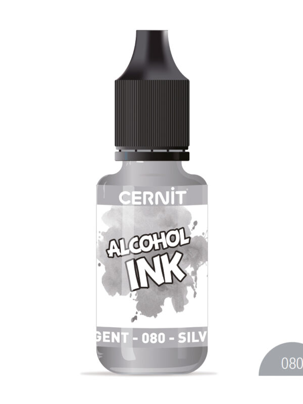 Cernit Alcohol Ink 20ml – Silver