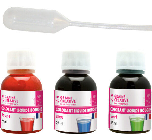 Liquid colorants + pipette (5 pcs)