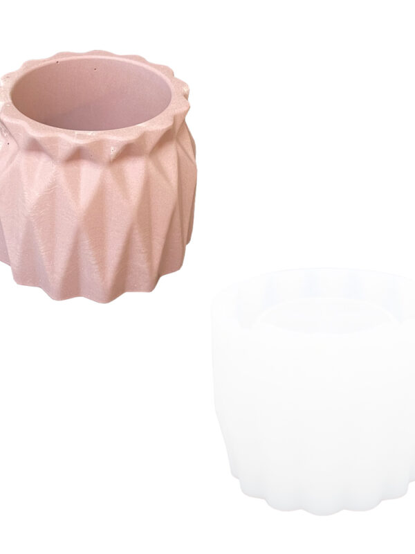 Moule en silicone pour pot de fleurs à large ouverture