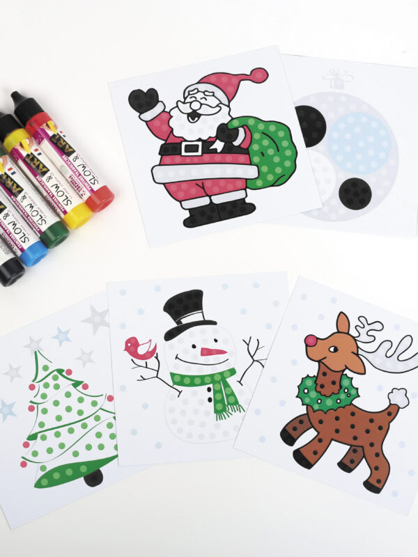 Slow & Art Malset – Weihnachten (5 Teile)