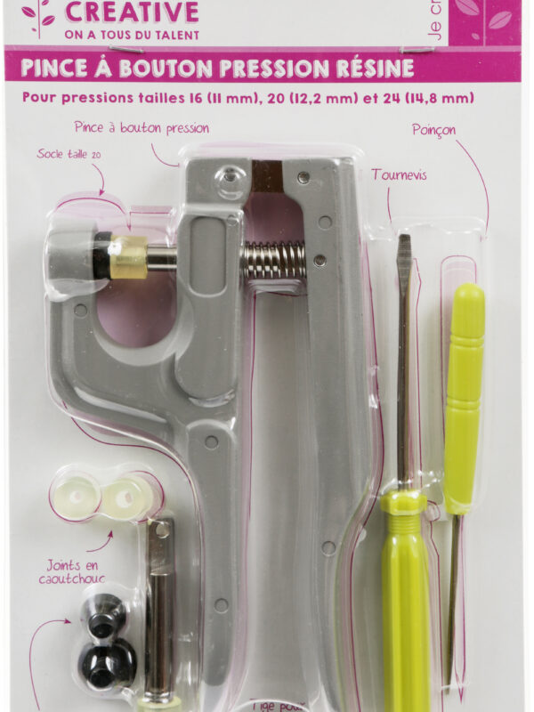 Resin snap button pliers 85 x 160