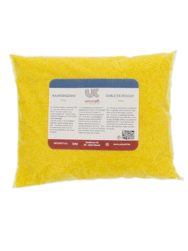Candle sand 340 g yellow