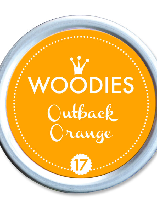 Woodies ink pad 35mm x 35mm – Outback Orange