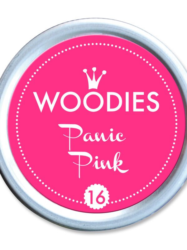 Woodies ink pad 35mm x 35mm – Panic Pink