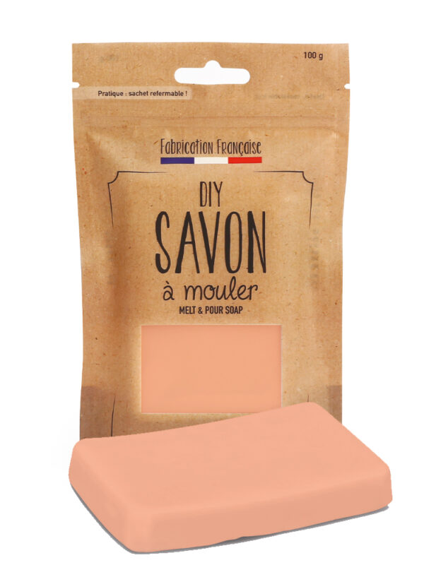 Pouring soap 100g – Coral opaque