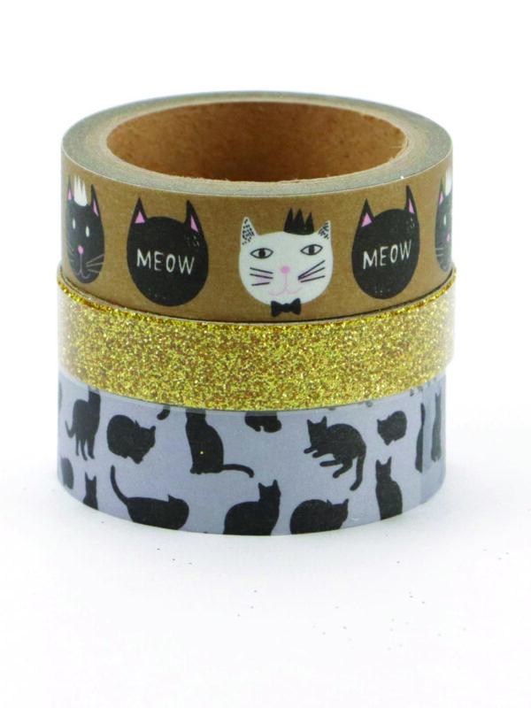 Deco tape 2 x 5 m + 1 x 2 m – Cats