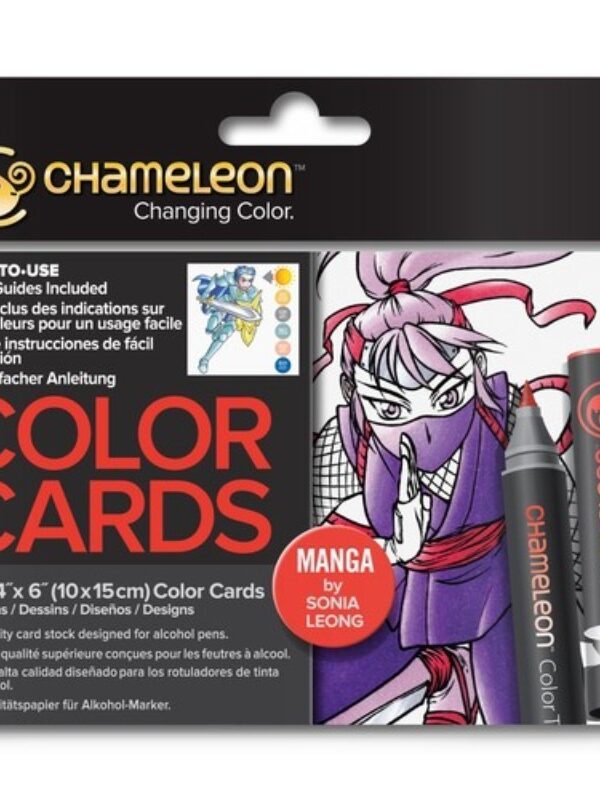 Chameleon color card - manga