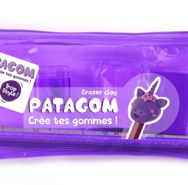 Patagom pencil case purple – Unicorn