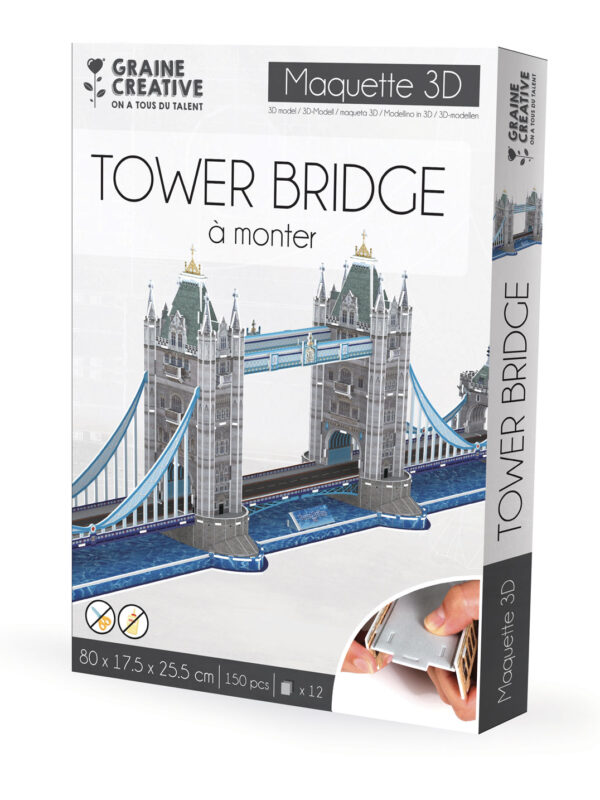 3D puzzle model – Tower Bridge