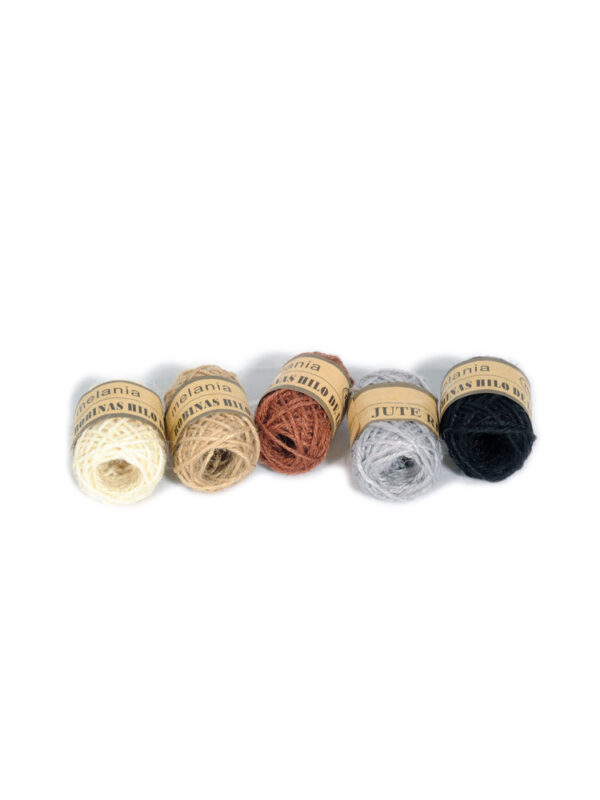 Jute touw 1,5 mm x 10 m P/5 naturel