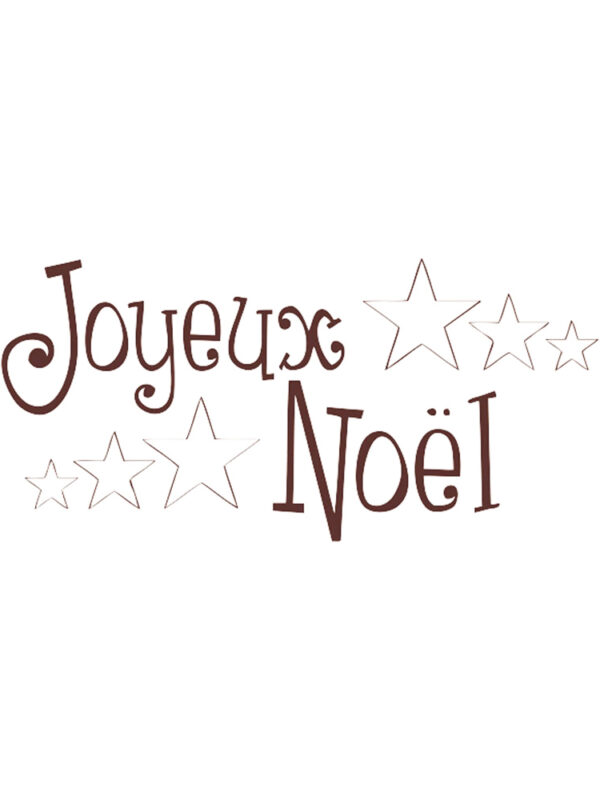 Holzstempel FR – Frohe Weihnachten