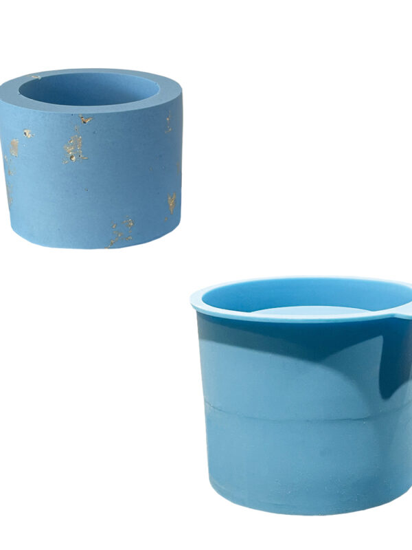 Moule en silicone rond pour pot
