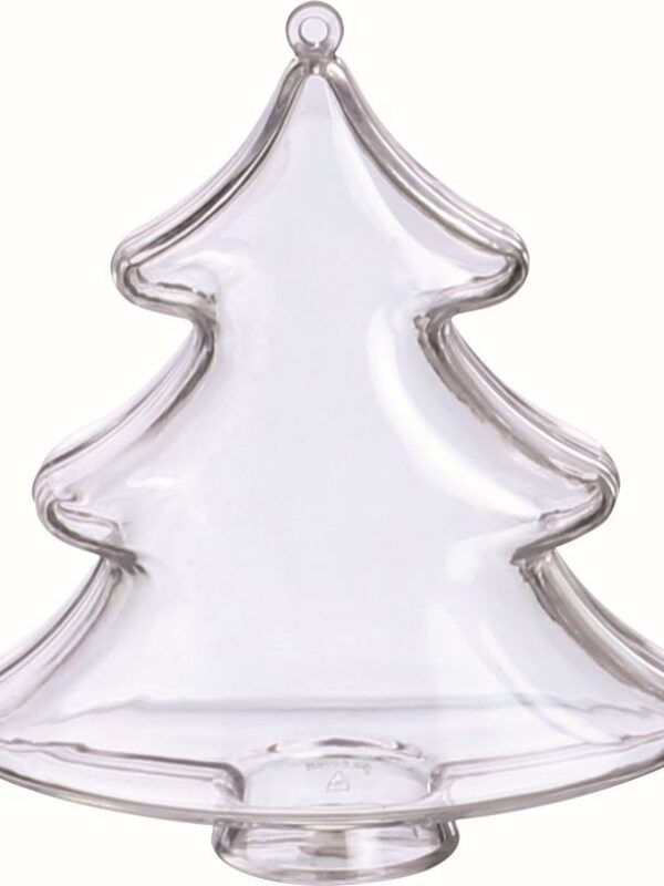 Transparenter Plastik-Tannenbaum 100 mm