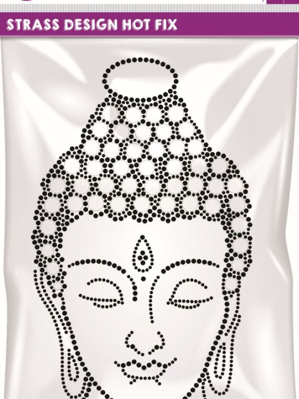 Rhinestone motif Buddha