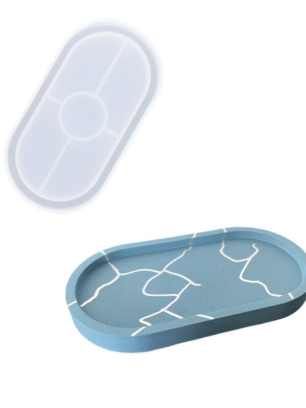 Silicone mould oval bowl