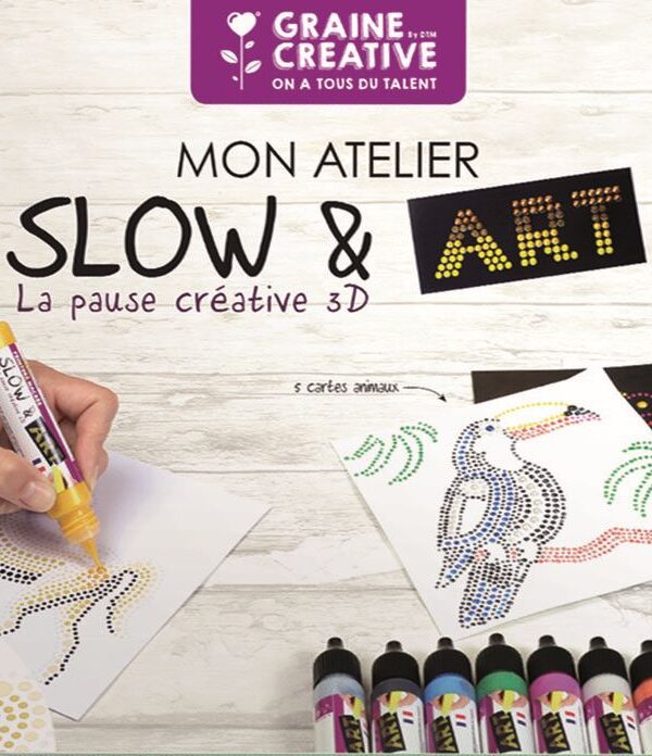 Slow & Art Box: 8 Bleistifte + 10 Karten MP616371 + MP61