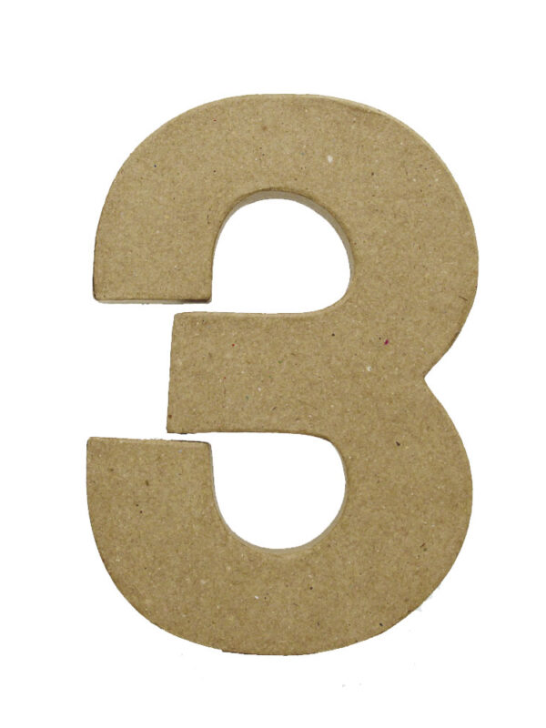 Paper Shape number 20 x 13.75 x 2.5 cm 3