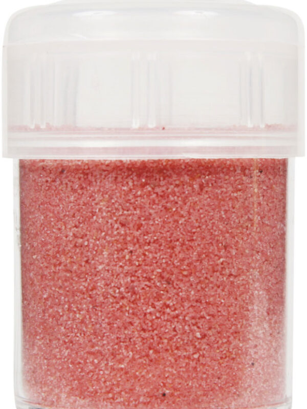 Jar colored sand 45 g – Coral pink no. 22