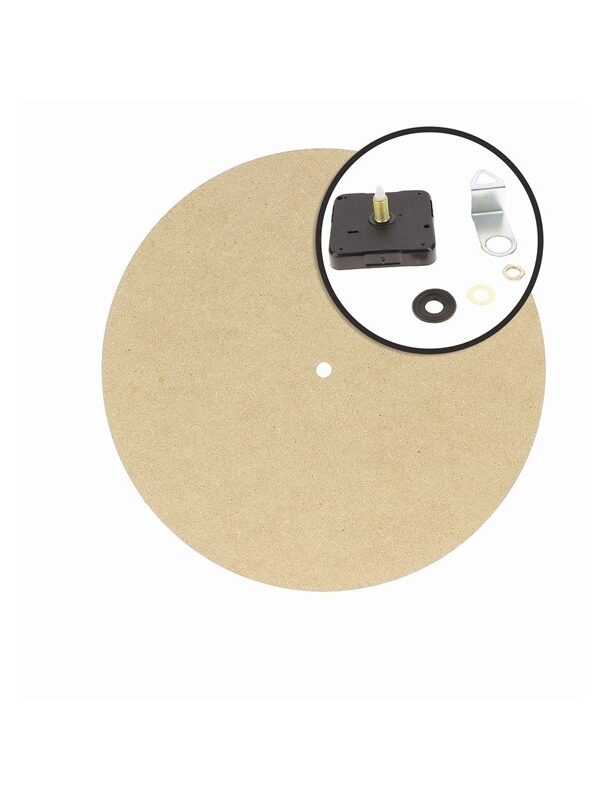 Round clock 25cm + mechanism