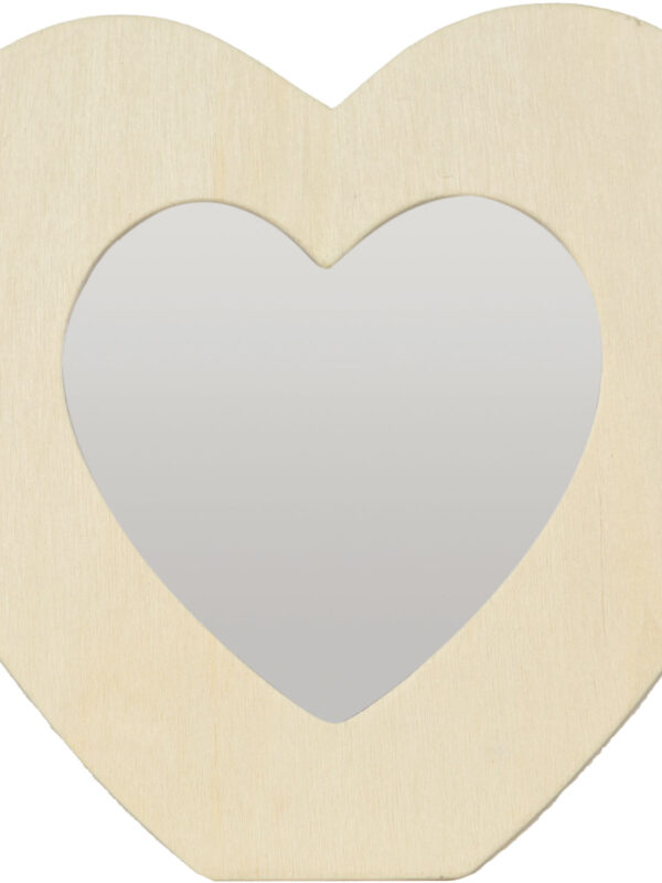 Heart mirror 142 x 130 x 10