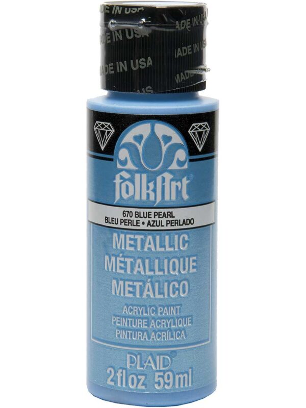 FolkArt Metallicfarben 59 ml Blau Pearl