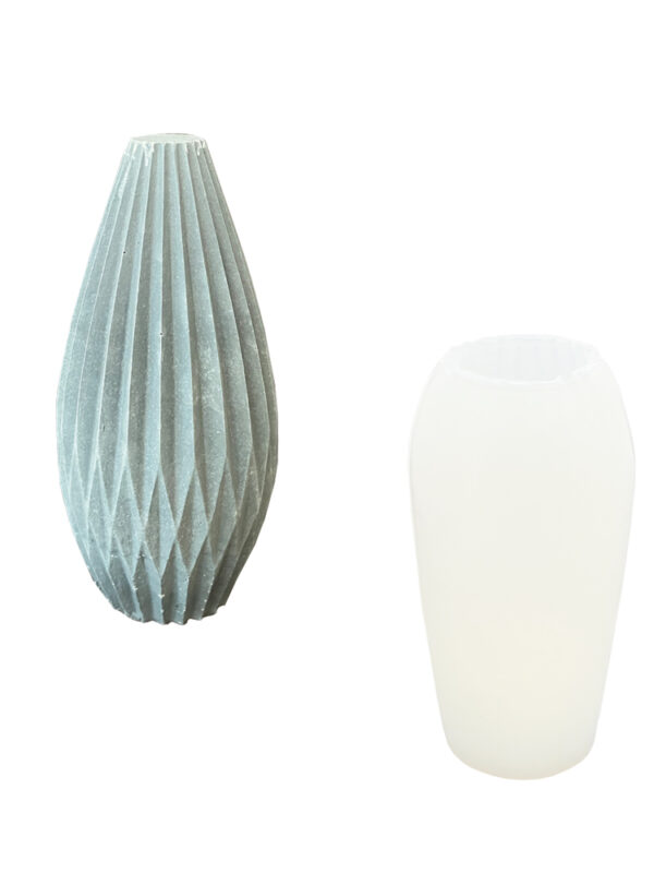 Moule en silicone à rayures coniques