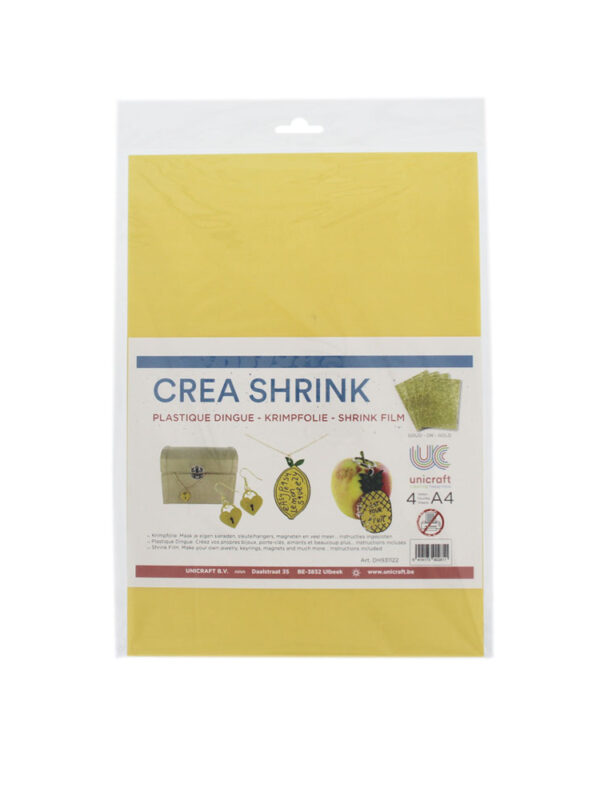 Crea Shrink A4 gold (4 sheets)