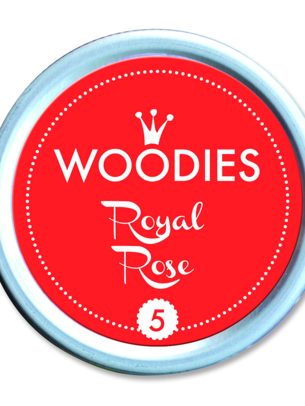 Woodies ink pad 35mm x 35mm – Royal Rose